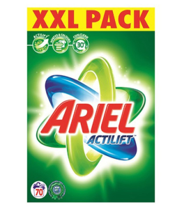 Detergente ariel maleta